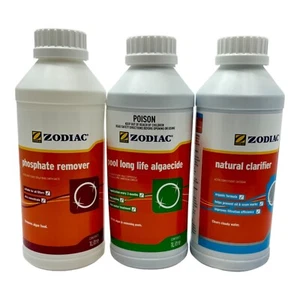 Winter Kit Zodiac Swimming Pool Winter Protection Algeacide Starver Clarifier - Picture 1 of 17