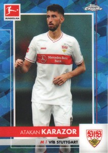 2020-21 Topps Chrome Sapphire Bundesliga Soccer #91 Atakan Karazor