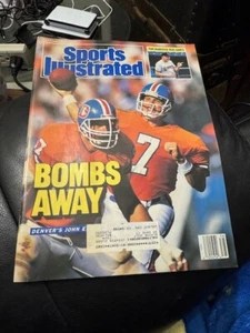 Sports Illustrated September 21, 1987 Bombs Away John Elway Sinks Seattle Mag. - Picture 1 of 2