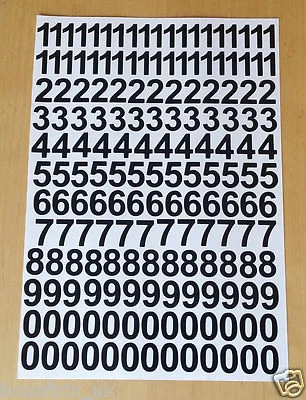DETAPE 15mm / 1.5cm Self Adhesive Vinyl Sticker Numbers 0-9 - 25 colours available