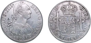 Mexico 1791 Mo FM 8 Reales Silver 903 VF - Picture 1 of 1