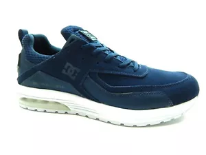 DC MEN'S VANDIUM NAVY WHITE SKATE SHOES SIZE 12 - Picture 1 of 8