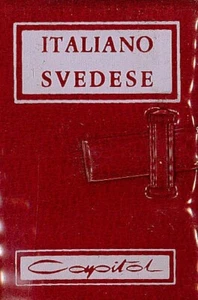 ITALIANO SVEDESE VOCABOLARIO MIGNON 5 x 7 CM. ANNI'60 NUOVO LOTTO STOCK VINTAGE - Foto 1 di 1