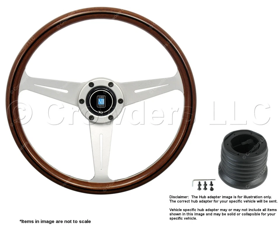 Volante Nardi Classic 360mm + cubo para Audi 5061.36.1090 + 4350.98.0409 - Imagem 1 de 1