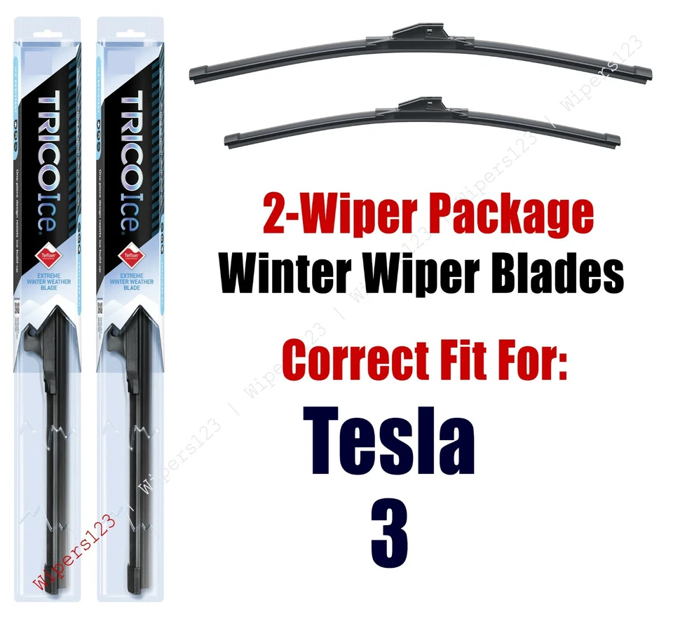 ЗИМНИЕ дворники 2 шт суперпремиум подходят для 2019 Tesla 3 — 35260/190 - Изображение 1 из 1