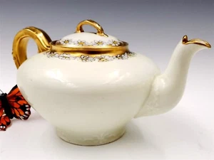 Gerard, Dufraiuseix & Abbot's Antique Limoges Porcelain Teapot  - Picture 1 of 17