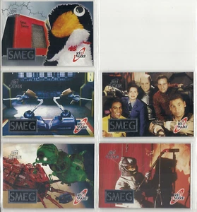 Red Dwarf SMEG 5 Card Chase lot Platinum Futera 2002 - Picture 1 of 2