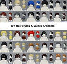 LEGO - MALE Hair Pieces - PICK COLORS & STYLE - Minifigure Wigs Hat Town City