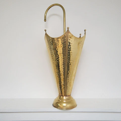 Brass Antique Umbrella Stand 25 1/2" High Cover