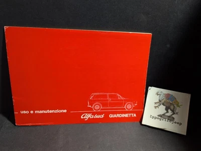Libretto uso e manutenzione Alfasud Giardinetta 1976 Italiano originale raro - Immagine 1 di 4