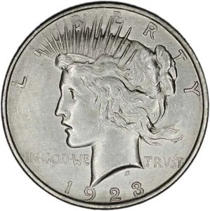 Moneda ESTADOS UNIDOS Dólar de la Paz 1923 XF+ Elección Extremadamente Fina - Imagen 1 de 7