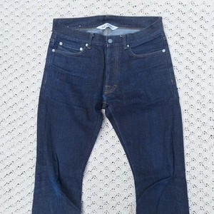 Our Legacy Mens Zero Cut Raw Selvedge Denim Jeans Pants Dark Wash - 32x32 - Picture 1 of 11