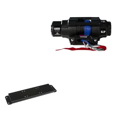 Cabrestante V3 6000 lb con montaje para Polaris Ranger 700 con parachoques extremo 2006-2009 Foto 1 de 3