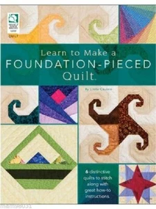 Quilting Pattern Book LEARN To Make FOUNDATION PIECED QUILTS - Picture 1 of 7