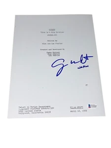 George Wendt signed Autogramm Cheers "Pilot" Drehbuch Full TV Episode Norm Beckett - Bild 1 von 2