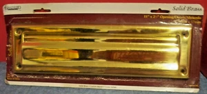 Neu in Verpackung Massivmessing Brainerd Post Schlitzschrauben inkl. offener Verpackung unbenutzt Goldfarbe - Bild 1 von 3