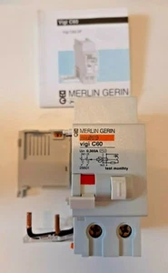 BLOCCO DIFFERENZIALE SCHNEIDER MERLIN GERIN MULTI 9 VIGI C60 2P 40 300mA 26601 - Imagen 1 de 1