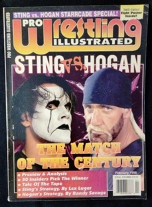 Revista PWI PRO WRESTLING ILLUSTRATED FEBRERO 1998 Hulk Hogan Sting WCW WWF - Imagen 1 de 5