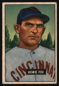 1951 Bowman #180 Howie Fox VGEX Reds 567955 - Picture 1 of 2