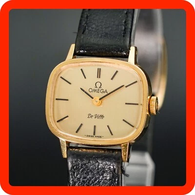 Vintage BOXED [N-MINT] OMEGA De Ville Cal.625 511.0413 Simple Hand Wind Women - Image 1 of 4