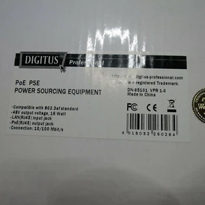 Digitus Professional PoE PSE151 802.3af Netzteil SET (2 Stück) - Afbeelding 1 van 3
