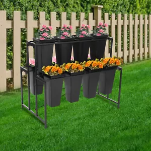 12 Pcs Flower Buckets Flower Display Stand for In/Outdoor Florist Garden Modern - Picture 1 of 22