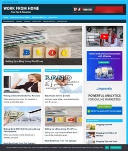 Sitio web de trabajo desde casa negocio en venta - oportunidad de negocio de trabajo desde casa - Imagen 1 de 3
