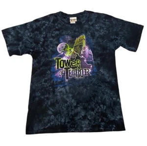 Vintage Walt Disney World Tower Of Terror Tie Dye T Shirt Mens Size L - Picture 1 of 5