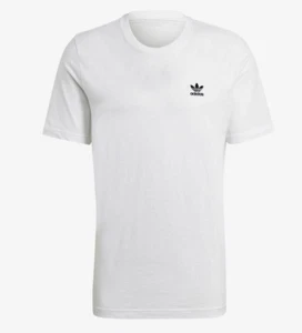 NEW MENS ADIDAS ORIGINALS ESSENTIALS TREFOIL TEE SHIRT Tshirt Olive Beige - Picture 1 of 16