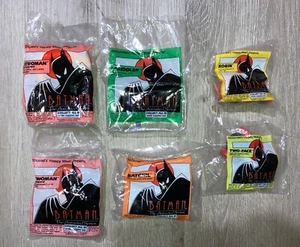 1993 McDonalds Batman the Animated Series 6 Toy Lot w/ Robin + Two-Face Cars NIP - Picture 1 of 8