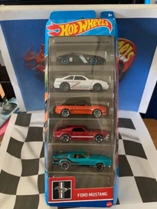 Hot Wheels 2022 Ford Mustang 5-Pack '62 Concept '92 '15 GT '69 Boss '71 Mach I - Picture 1 of 1