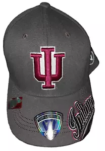 Indiana Hoosiers All Access NCAA Gray Stretch Fit Cap Hat - OSFA - NEW - Picture 1 of 3