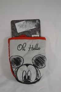 Disney Mickey Mouse "Oh Hello" 2PK Oversized Mini Mitts T4 - Picture 1 of 4