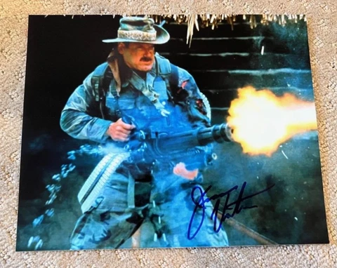 Jesse Ventura signed autographed 8x10 Predator photo Cover