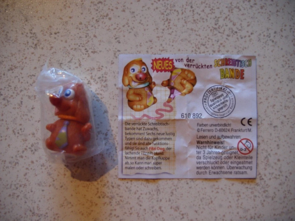 "N. v. d. verrückten Schreibtischb." 2003 Filzi Dog ORANGE eingeschweisst m. BPZ - Bild 1 von 1