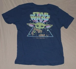 Star Wars Yoda This Is The Way Graphic Tee Shirt Size M/8 - Picture 1 of 3