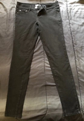 Pantalones de mezclilla MUDD Jeans Junior’s talla S pequeños negros ropa moda Foto 1 de 3