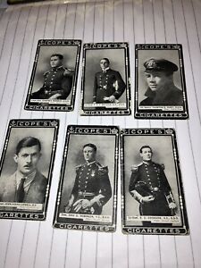 COPE CIGARETTE CARDS -V. C & D. S. O. NAVAL AND FLYING HEROES PART SET