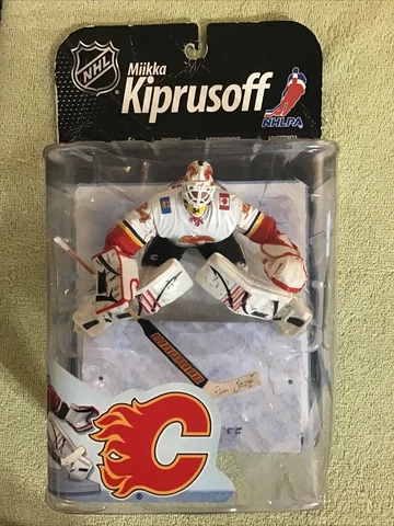 MIIKKA KIPRUSOFF 2009 McFarlane WHITE VARIANT Action Figure SERIES 22 Flames Cover