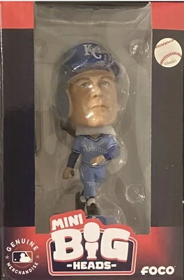 George Brett Kansas City Royals Mini Bighead Bobblehead Edición Limitada #/144 Foto 1 de 4