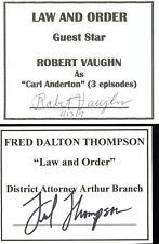 9 LAW AND ORDER S CAST CARDS BY MAIN STARS