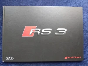 AUDI RS 3 Sportback Hardvover Prospekt / Buch 8.2015 - Picture 1 of 11
