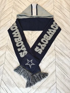 NFL Dallas Cowboys Strick Schal Mütze mit Kapuze Kombi mit Einschubtaschen - Bild 1 von 6