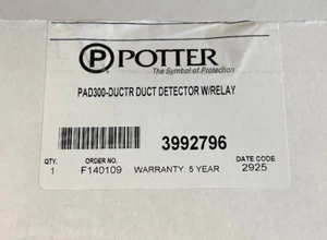 DETECTOR DE CONDUCTOS POTTER PAD300 CON RELÉ - Imagen 1 de 1