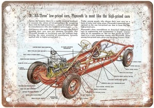 1940 Plymouth Deluxe Vintage Auto Advertisement Retro Look Metal Sign AN1663 - Picture 1 of 1