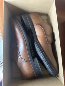 Johnston & Murphy Oxford Lace Up Brown Dress Shoes Sz 13 - Picture 1 of 3