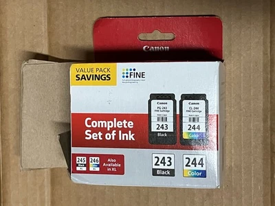 Genuine Canon 243 244 B/C Ink Cartridge for Canon Series Printer - Image 1 of 2