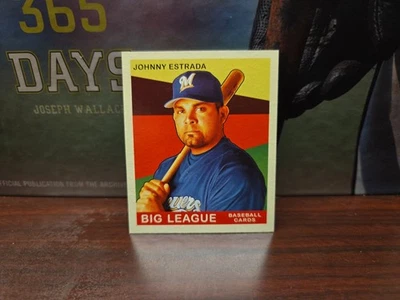2007 Upper Deck Goudey - Johnny Estrada #170 Red Back Brewers - Image 1 of 2
