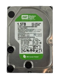 Western Digital Digital Caviar Green 1.5TB Internal 5400RPM 3.5" SATA 64MB CACHE - Picture 1 of 7