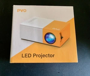 PVO Mini Projector LED 300 Pro Portable Movie-Projector for Home Theater - Picture 1 of 3